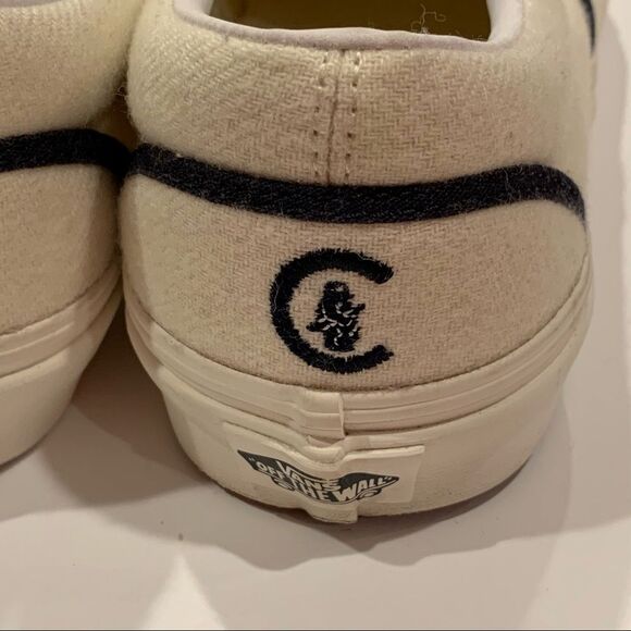 Vans White Wool‎ Chicago Cubs Slip-on Loafer 9.5 main image 7